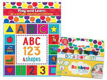 Load image into Gallery viewer, Do A Dot Rainbow Markers 6pk & ABC 123 Activity Book