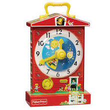 Load image into Gallery viewer, Fisher Price Music Box Teaching Clock